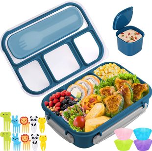 Amazon 16-piece lunch box set insulated lunch box fruit stick sauce lunch box set
