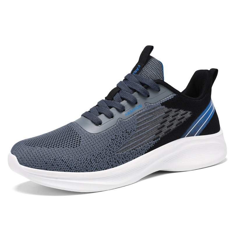 Zapatos de moda de primavera para hombres, zapatos de correr suaves, zapatos casuales de tamaño grande, zapatos de hombre transfronterizos
