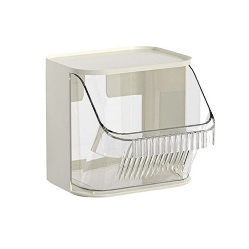 Stackable tea bag storage box, transparent wall-mounted capsule coffee storage box, tea room bar snack storage box
