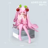 Siter closed eyes, cherry blossom Hatsune [bag installation]