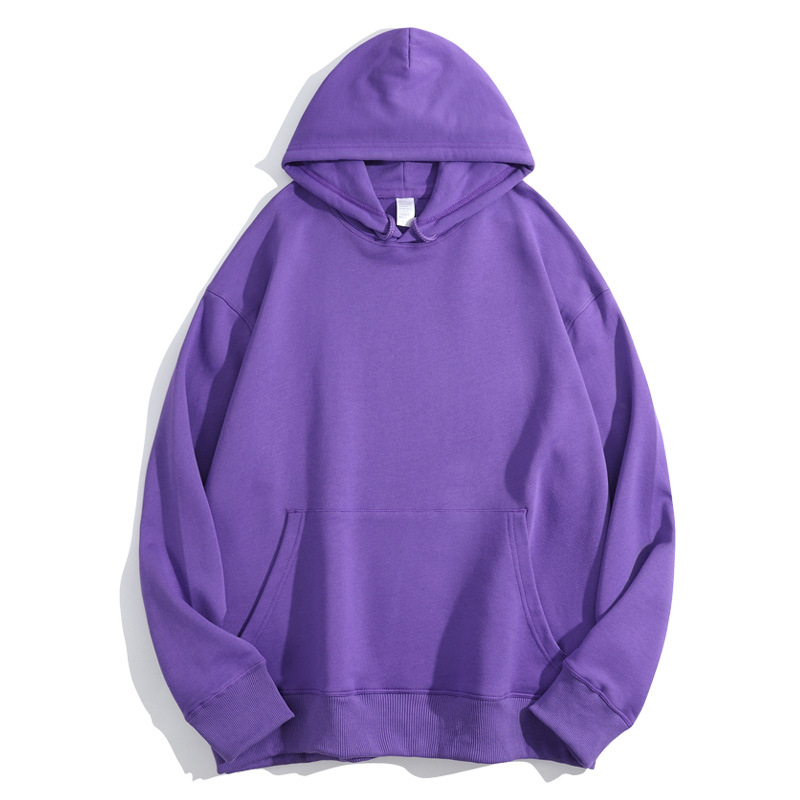 Hombres pesado engrosada suéter con capucha nuevo color sólido algodón suelto ameikaji HOODIE abrigo otoño capucha