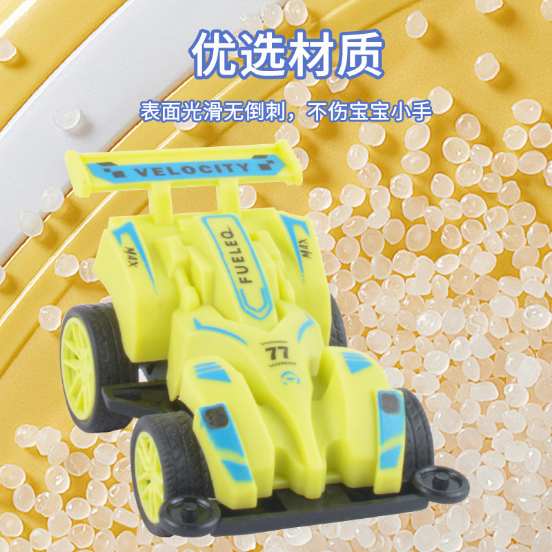 Juguetes de coches para niños retroceso coche de carreras niños mini coche de dibujos animados jardín de infantes pequeños regalos empujar al por mayor