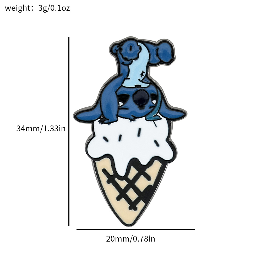 100 Insignias Metálicas Clásicas de Stitch, Broche de Aleación de Star Wars, Stitch, Maestro Yoda, Venta al por Mayor