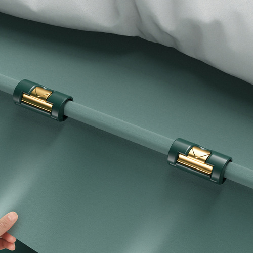 Bed Sheet Fixer, Sheet Bed Cover Slip-Resistant Clips Anti-Run Gadget Household Upgrade Version Needle-Free Quilt Clip
