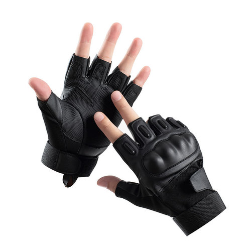 Cross-border tactical half-finger gloves for male military fans, special forces half training, full-finger touch screen gloves, sports fitness and cycling
