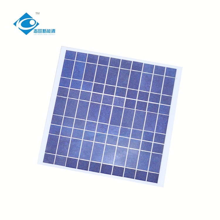 志旺新能源厂家直销25W多晶玻璃层压铝框太阳能发电板15V安装便捷