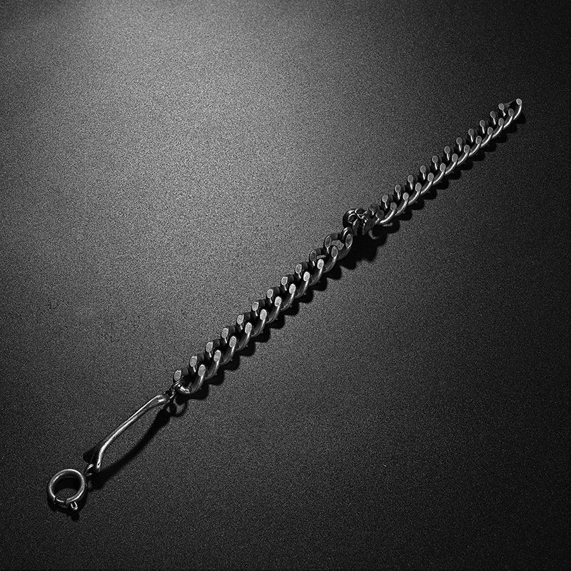 Męska bransoletka cuban link ze stali nierdzewnej wodoodporna_voghion.com