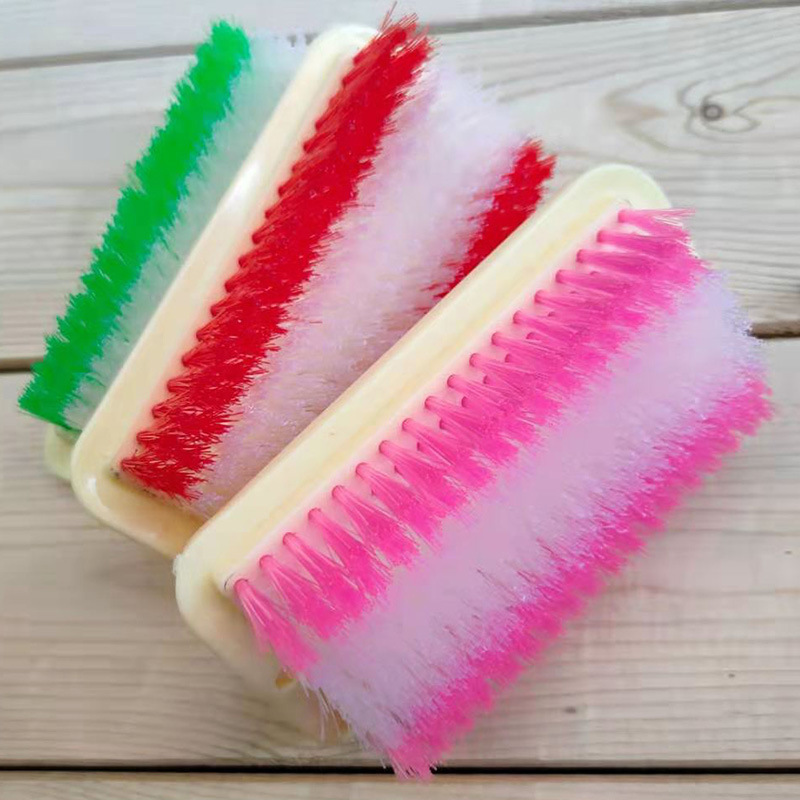 Household plastic square laundry brush large color soft brush cleaning brush Kunming two yuan store products