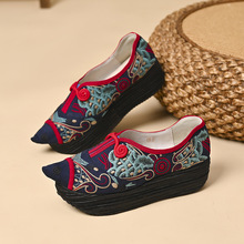 春夏新款老北京布鞋中老年妈妈软底老人鞋防滑舒适奶奶宽松女单鞋