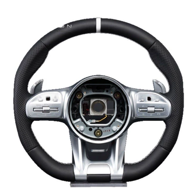 Mercedes-Benz white label full leather: Steering wheel