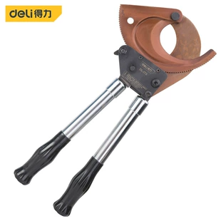 Кабельные ножницы Deli DL-J75 / DL-J95 храповые выдвижные 75 и 95 мм