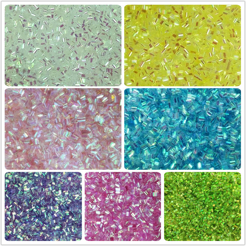 2*3mm color-plated small tube bead plastic hose DIY accessories Slime filling material 1kg 2*3mm color-plated small tube bead plastic hose DIY accessories Slime filling material 1kg