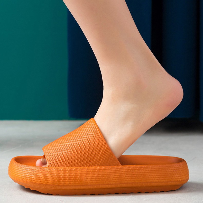 Thick bottom shit feeling eva slippers women's household summer couples indoor non-slip deodorant home sandals and slippers men's wholesale