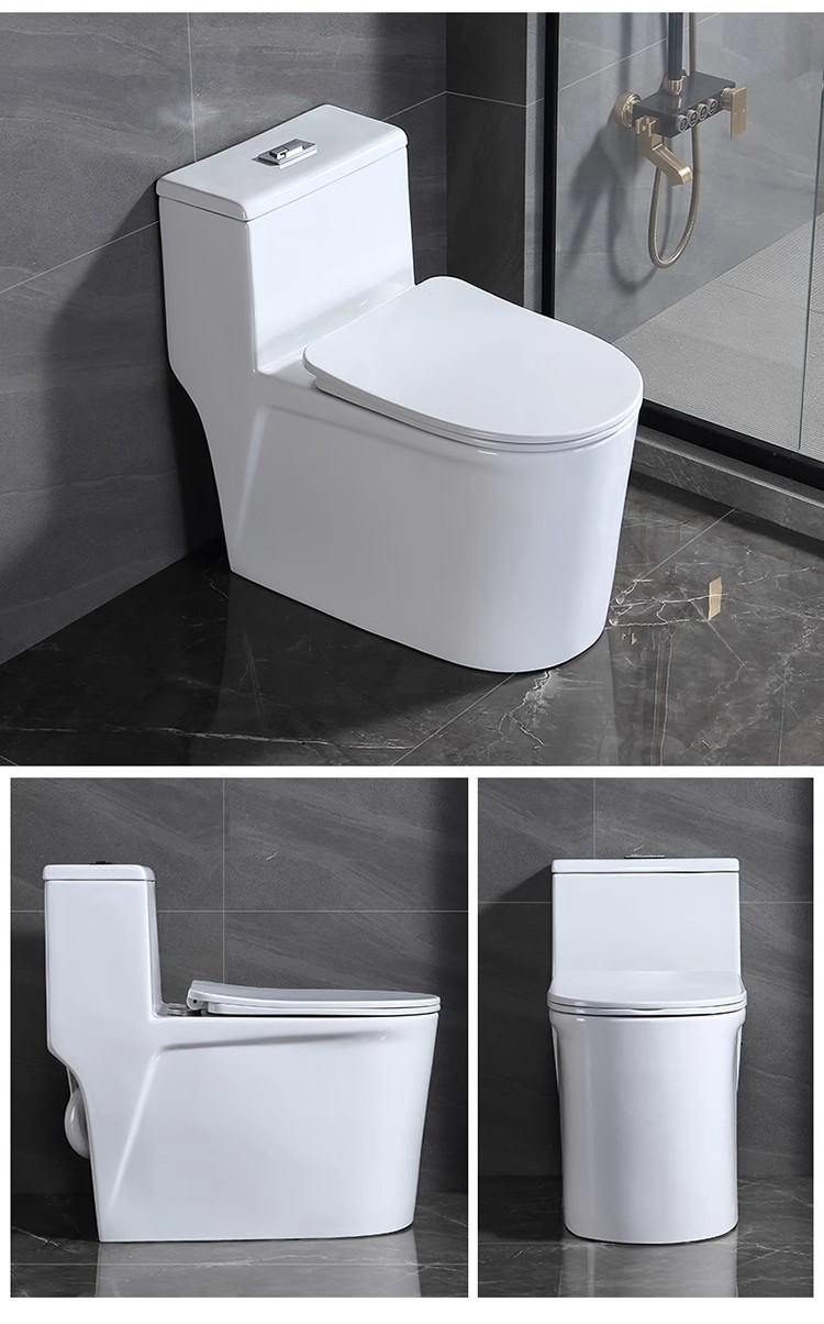 Super vortex siphon type large-diameter anti-odor and anti-splash silent hotel apartment project wholesale toilet undefined