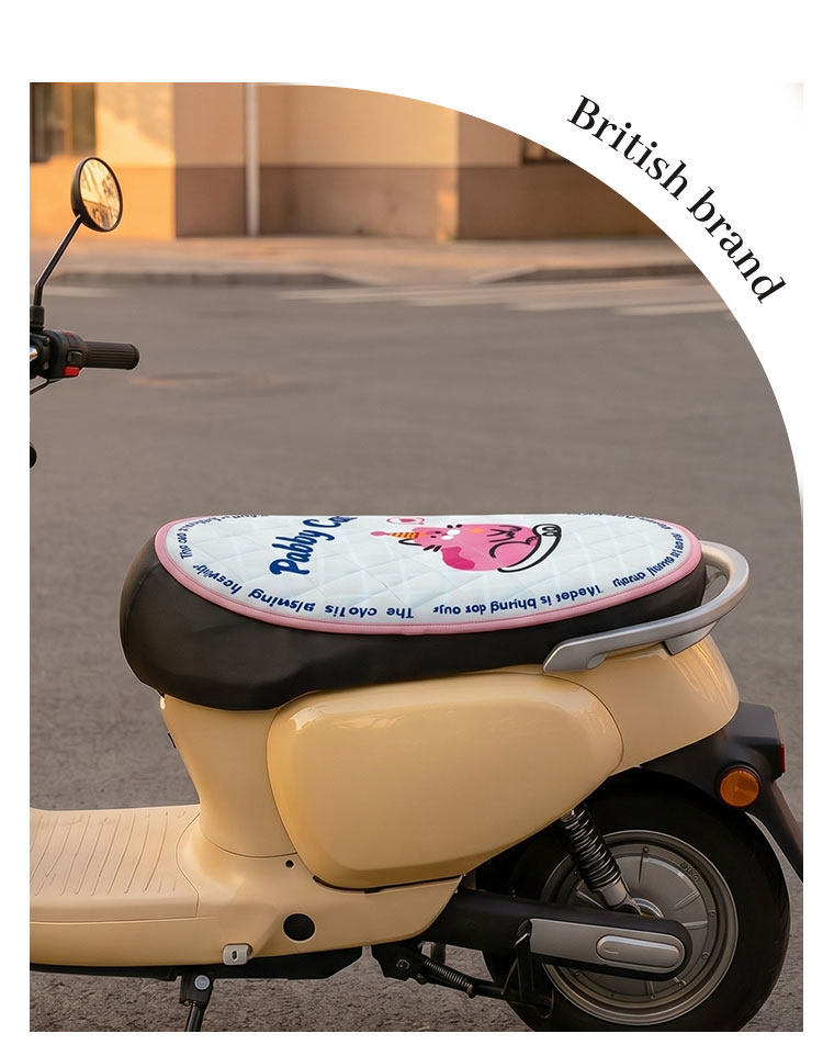 Electric Vehicle Thickened Sun Protection Seat Cushion, Summer Anti-Scalding Battery Seat Cover, Universal Motorcycle Waterproof Heat Insulation Seat Cushion