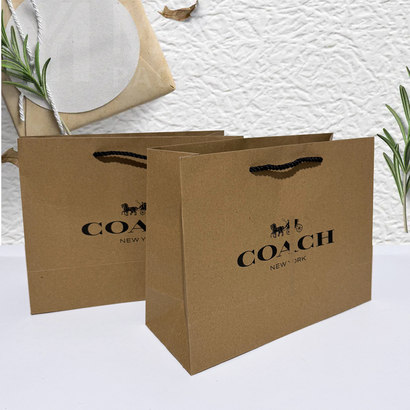 C0ACH Kouchi Paper Bag Yellow Kraft Paper Portable Paper Bag at Ole Counter in the United States