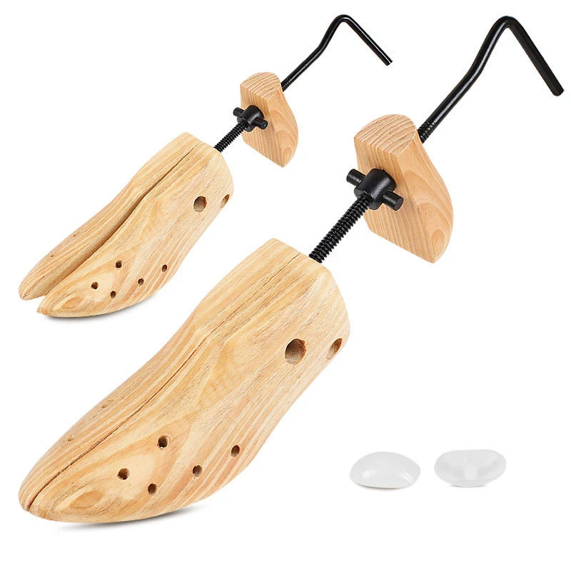 Деревянный расширитель для обуви, удлинитель и распорка для обуви, регулируемый для высоких каблуков и плоской обуви, для мужчин и женщин