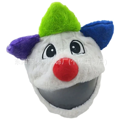 Motosiklet dəbilqələri – Rabbit Pumpkin Riding Noodles Accessories - one-size-fits-all-can-be-labeled-crossed-jit-clown