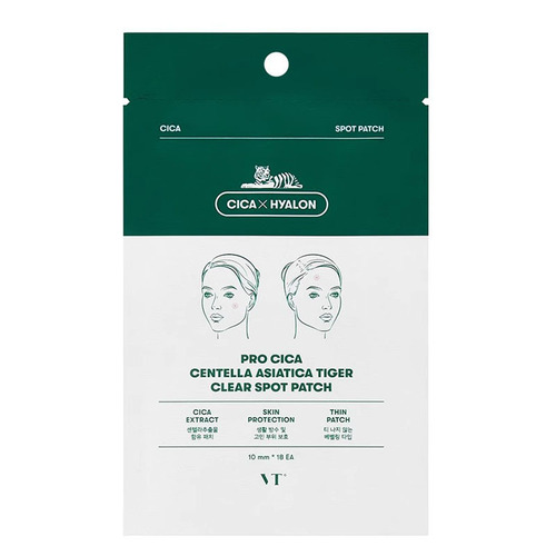 South Korea VT Tiger Acne Patch CICA Repair and Healing Acute Infections, Skin Cleansing Patch 18 pcs