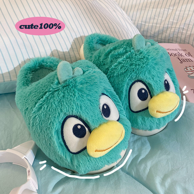 Cotton Slippers Women's 2024 New Cute Cartoon Indoor Home Yuezi Warm Plush Household Cotton Slippers Autumn and Winter Cotton Slippers Women's 2024 New Cute Cartoon Indoor Home Yuezi Warm Plush Household Cotton Slippers Autumn and Winter