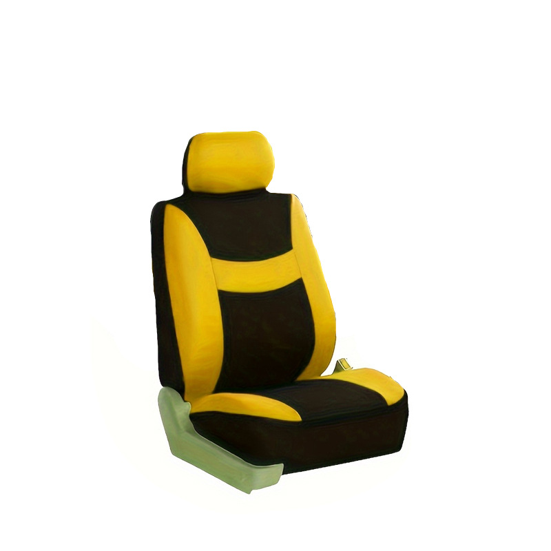 Cross-Border Temu Amazon Mexico Smiley Face Universal Five-Seater Car Fabric Seat Cover Factory Direct Sales in Large Quantities
