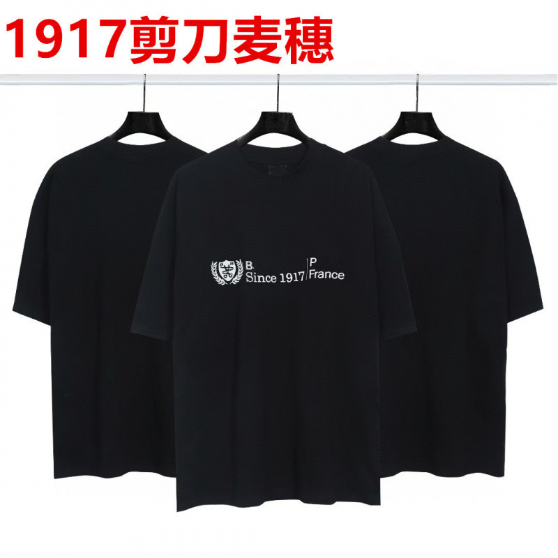 高品質クロスボーダーアメリカンスタイル25ss夏新作No.10ユニフォームレタールーズ半袖Tシャツ卸売|undefined