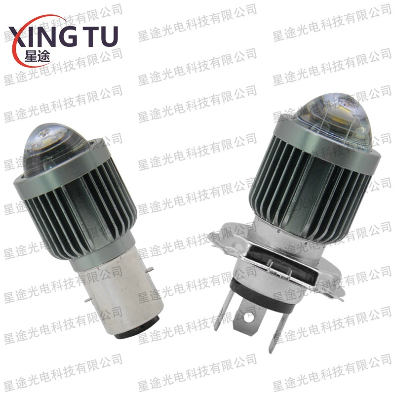 Мотоцикл электромобиль фары привели желтый и белый двойной свет с линзой маленький стальной пистолет 3570 Ламповые бусины производители оптом