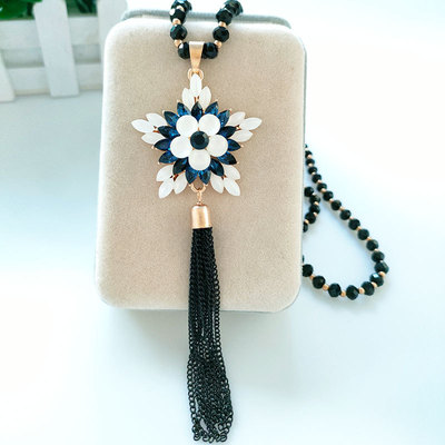 2022新款秋冬长款毛衣链项链韩版简约百搭衣服挂件时尚吊坠批发