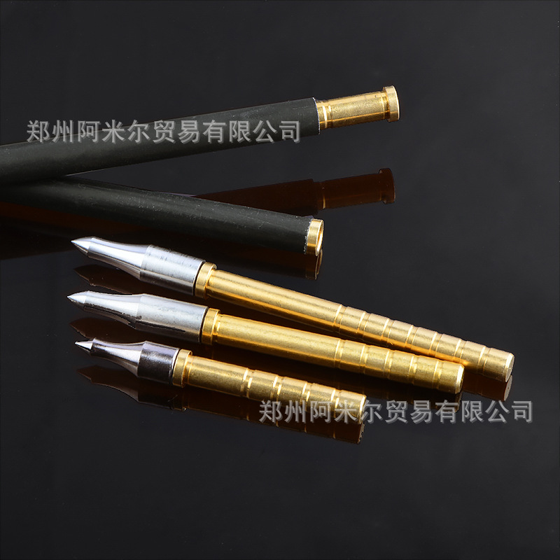 Bow and arrow copper base 6.2mm copper base arrow rest 38/50/100/150/200/250/300/350 grains copper base