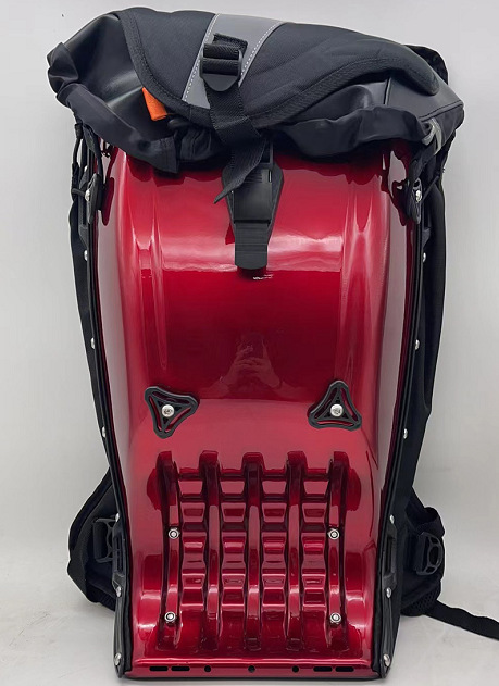 Casco de motocicleta, equipo de motocicleta para hombres, mochila de doble hombro impermeable, jinete de motocicleta, mochila de cáscara dura, Kai Wei Kang