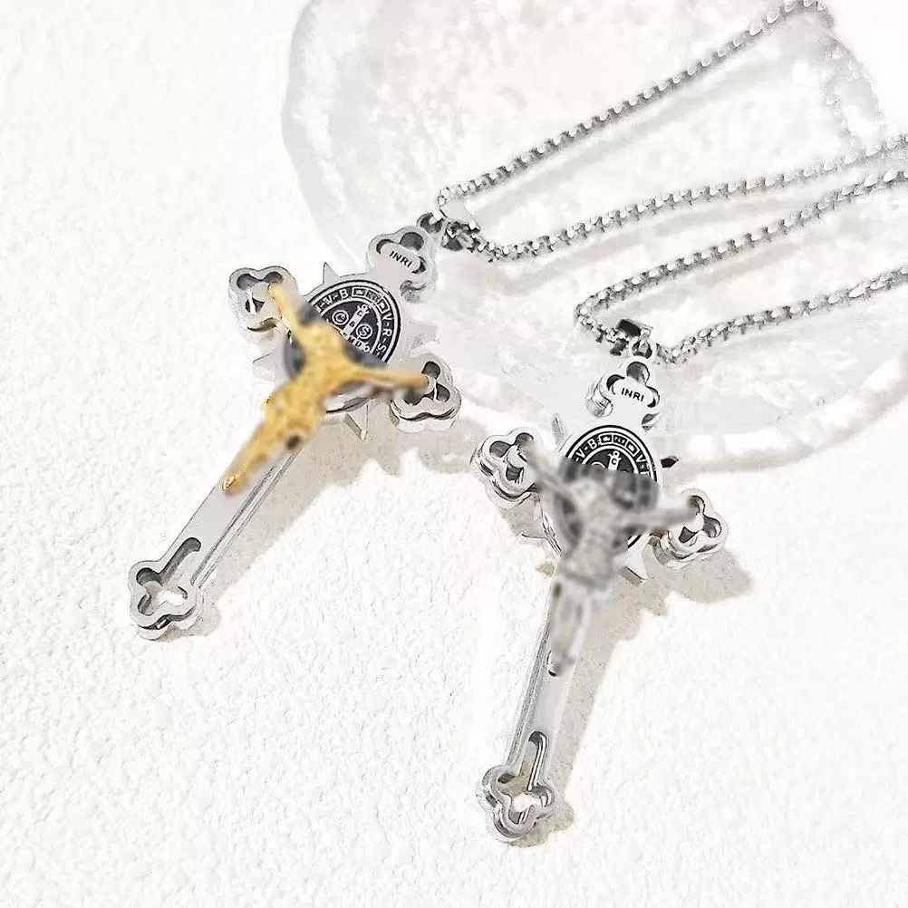 跨境热卖男士吊坠项链批发义乌厂家直销项饰