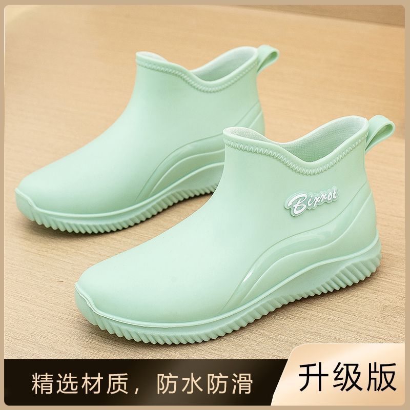 新款男女情侣款雨鞋防水鞋防滑雨靴短筒时尚轻便运动韩版|undefined