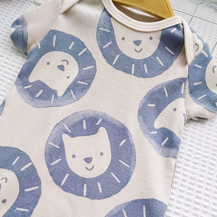 160g Weight Cotton Fabric Type Bodysuits Tops Type Regular Fit Fit Type Cartoon Pattern Summer, Spring, Autumn Season Baby General Gender Cute Style Cute Cartoon Cotton Jumpsuits 9