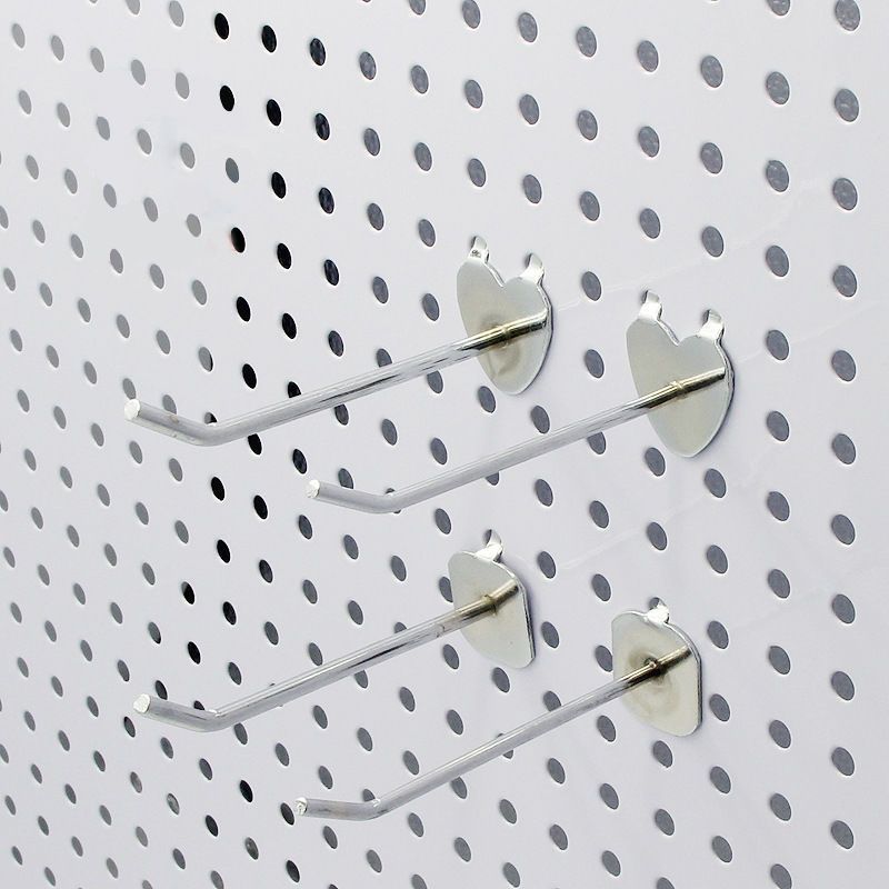 Thickened Perforated Board Accessories Hooks Wall-Mounted Triangular Perforated Board Store Supermarket Shelf Hooks Jewelry Shelf Accessories