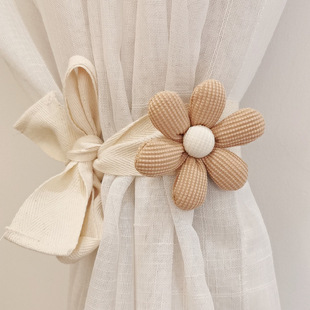 Ins New Scandinavian Cartoon Creative Cute Flower Curtain Gathering Straps Stereo Mosquito Net Tying Rope Tie Rope