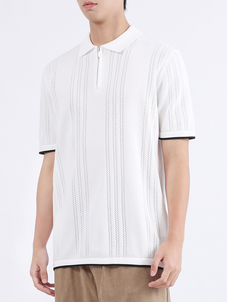 Camiseta de hielo de alta calidad Polo marca de moda de hombre camiseta de manga corta rápida secado transpirable ropa de hombre casual camiseta de punto de verano hombre