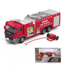 儿童玩具 盒装凯迪威625013消防水罐车合金工程车 汽车模型 1：50