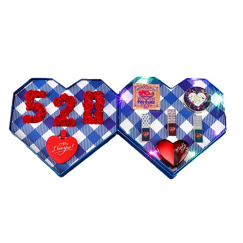 Creative gift box for St. Valentine's Day, lipstick, makeup primer, set, Birthday gift, wholesale