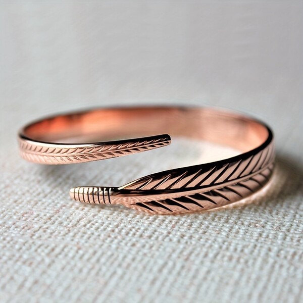 Elegant retro copper bronze bracelet