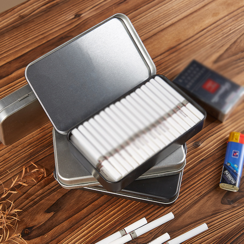 Fabricante caja de hierro spot cortaúñas aguja para el acné caja de hojalata herramientas de belleza maquillaje joyería caja de almacenamiento de escritorio image 5