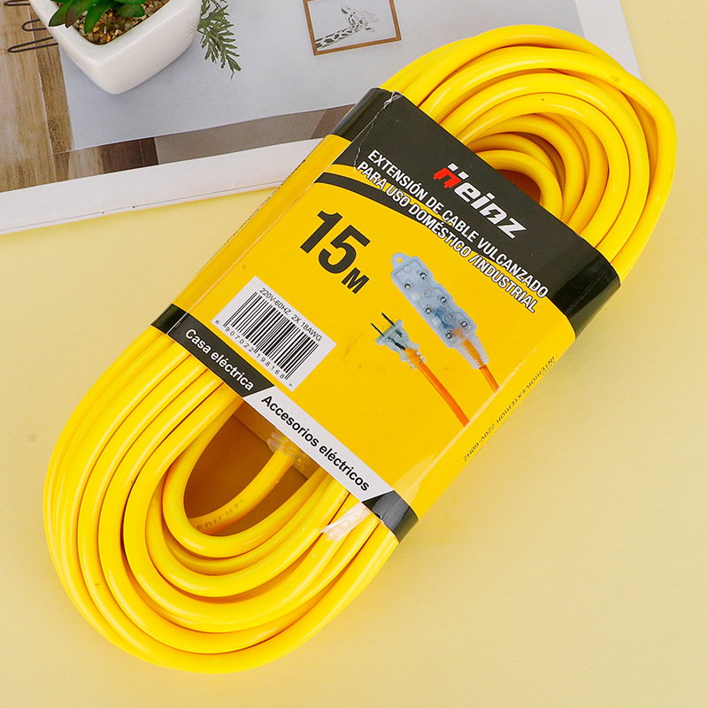 América del Sur transparente 3m 5m 8m 10m 15m 20m 25m conector de cable de extensión