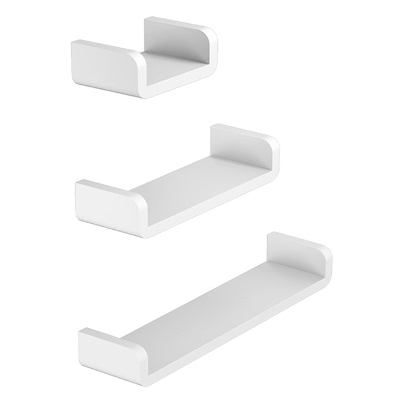 Estante de almacenamiento para baño sin agujeros en cinturones de plástico avopp© наст Niem Es