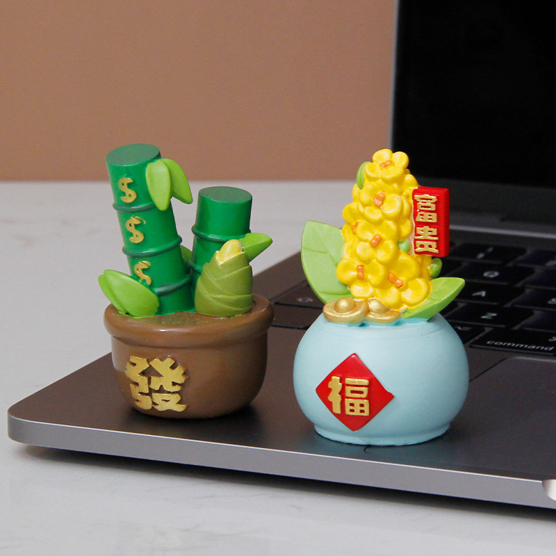 Genuine Money Tree Resin Blind Box Ornaments Lucking Money Tree Potted Plant Trendy Fun Meaning Gift Ornaments Peripheral Wholesale Genuine Money Tree Resin Blind Box Ornaments Lucking Money Tree Potted Plant Trendy Fun Meaning Gift Ornaments Peripheral Wholesale