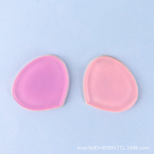 可印 logo 硅胶粉扑 透明果冻款 源头工厂低起订 高弹服帖不吸粉