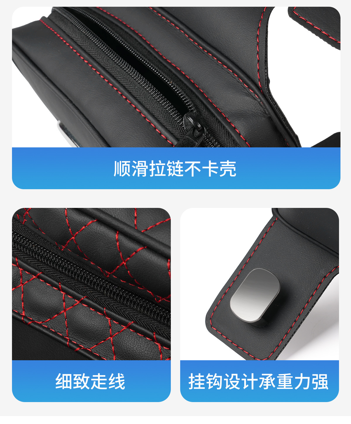 Cross-border car tissue box, multifunctional car seat back hook, car tissue dispenser, napkin box, car interior accessories