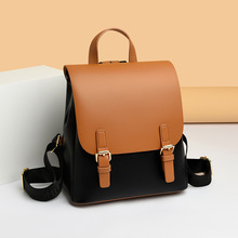 【手感柔软优】高档真皮双肩包女2024新款韩版时尚百搭女士背包外