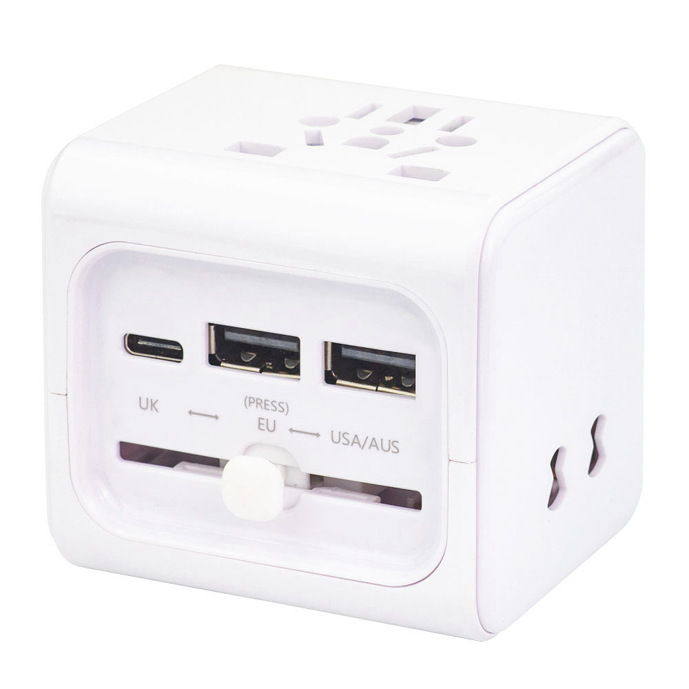 多国USB A+C口PD快充旅行转换插 全球通多功能旅行转换器厂家源头