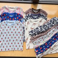 儿童夏季套装风琴百褶女童新款夏装宝宝男童印花印花背心长裤两件