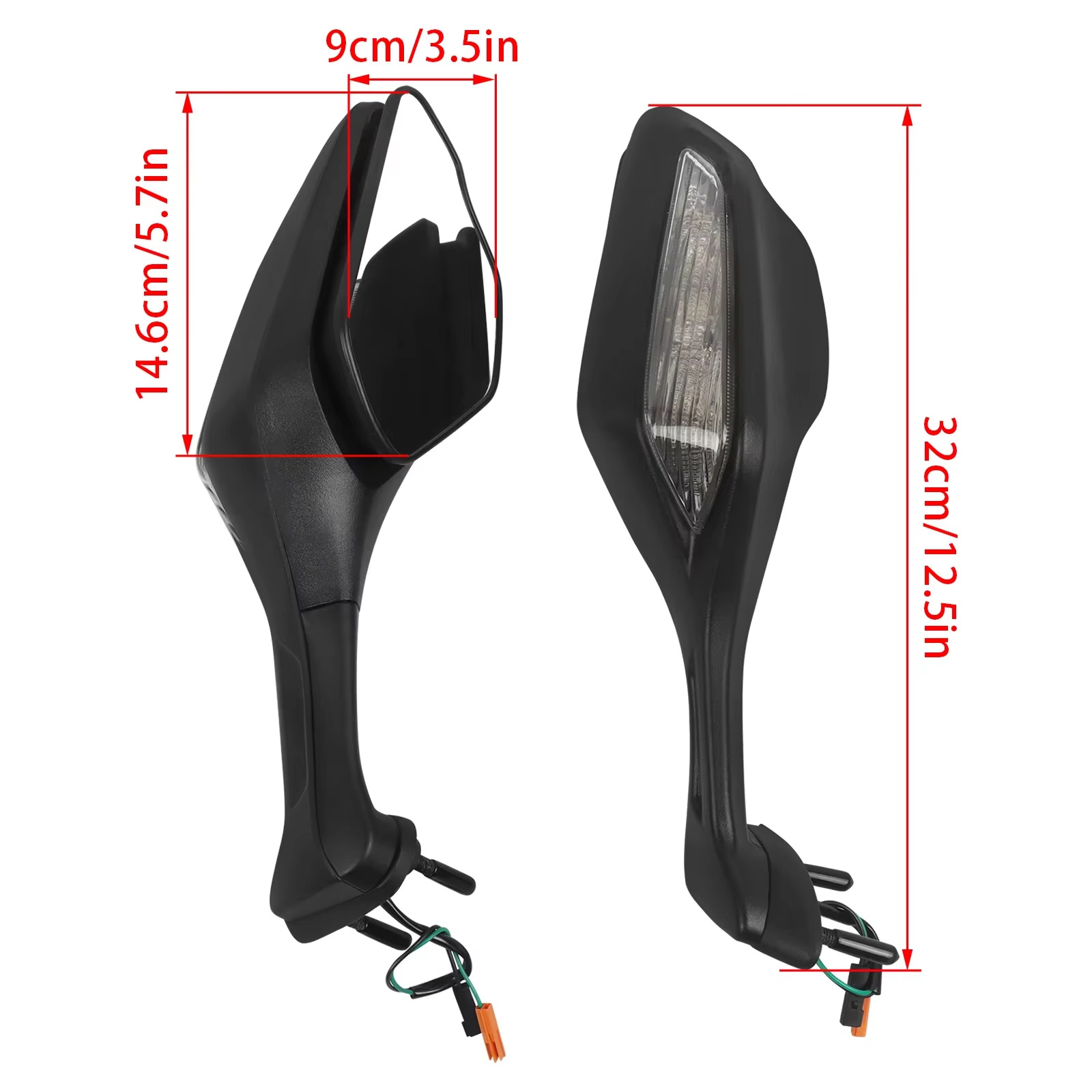 Suitable for Cbr1000Rr 2017-2021 Motorcycle Foldable Rearview Mirror Side Mirror