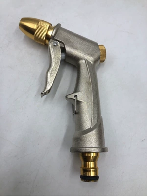 High-Pressure Water Gun Nozzle Hose Tool for Watering Flowers, Vegetables, Car Cleaning, and Washing, with Adjustable Water Pressure (High pressure car wash water gun) - one-high-pressure-water-gun-nozzle